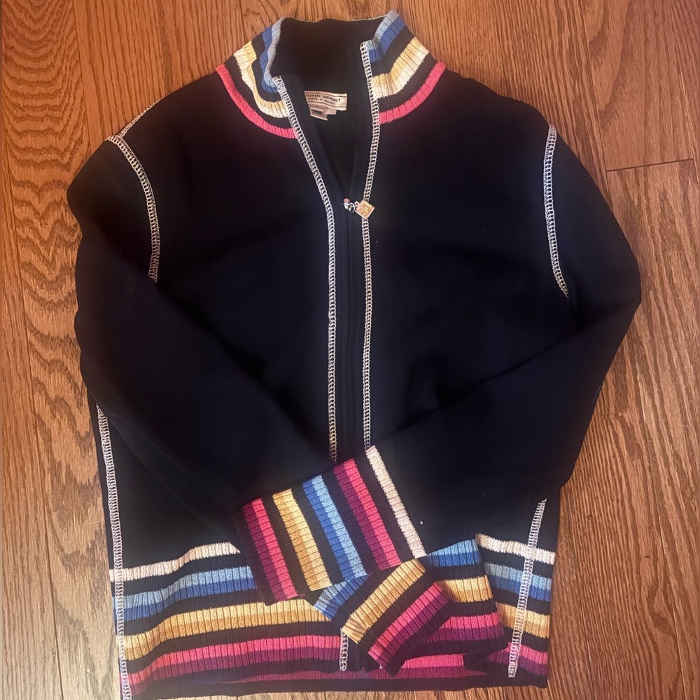 St. John Sport Marie Gray zip up